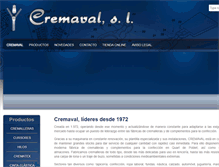 Tablet Screenshot of cremaval.com